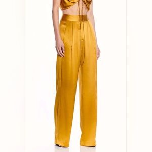 NWT- The SeiWide-Leg Silk Trousers Sz 4